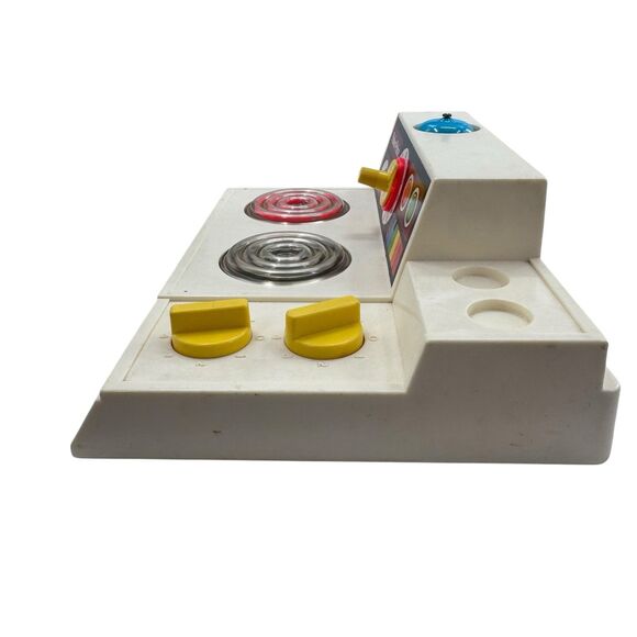 Vintage 1978 Fisher Price Cook Top Stove Magic Burners Bell #919 Pretend Play - Picture 16 of 16